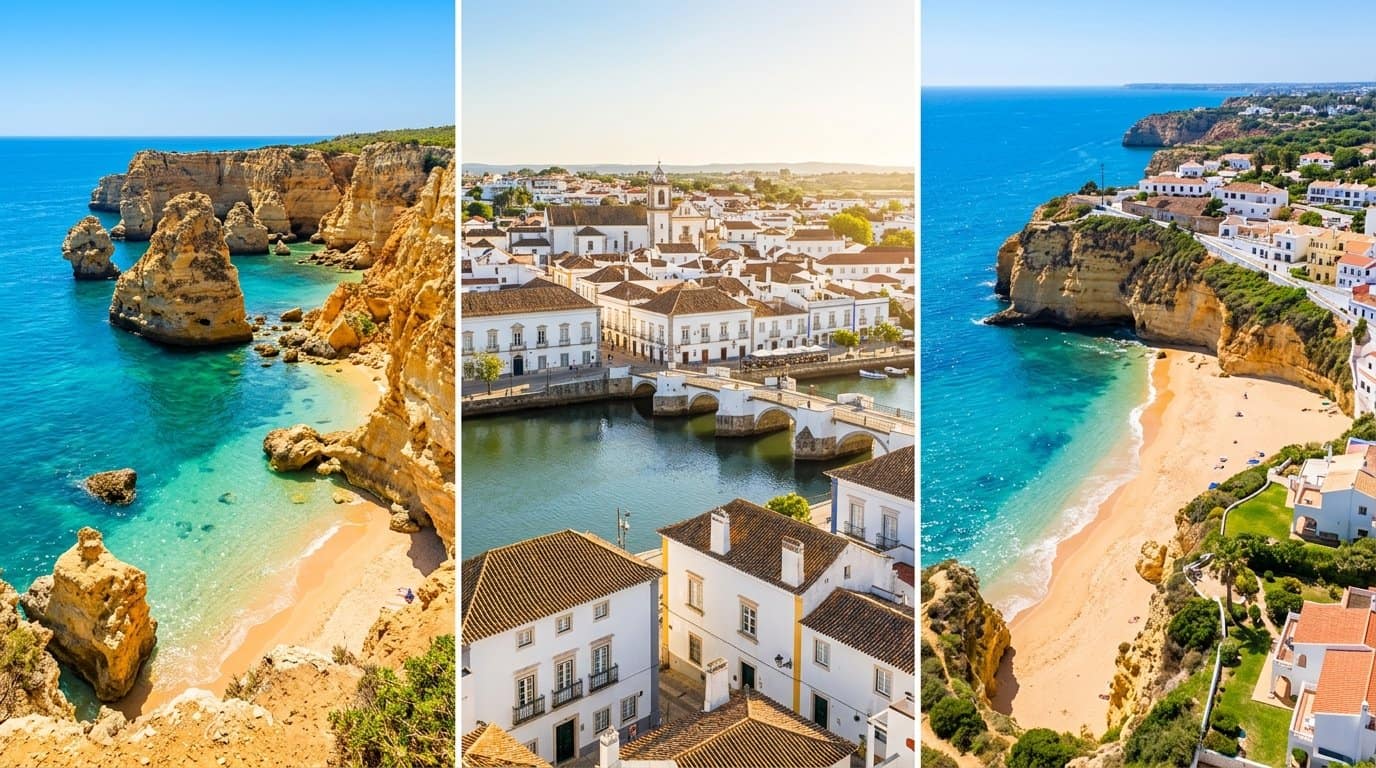 Vivir en el Algarve: playas entre acantilados y el centro histórico de Tavira